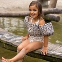 Beige Leopard - Puddle Jumper - Kids by Swim Essentials