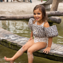 Beige Leopard - Puddle Jumper - Kids by Swim Essentials