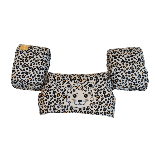 Beige Leopard Puddle Jumper 2-6 years by Swim Essentials