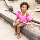 Neon Pink Leopard - Puddle Jumper - Kids by Swim Essentials
