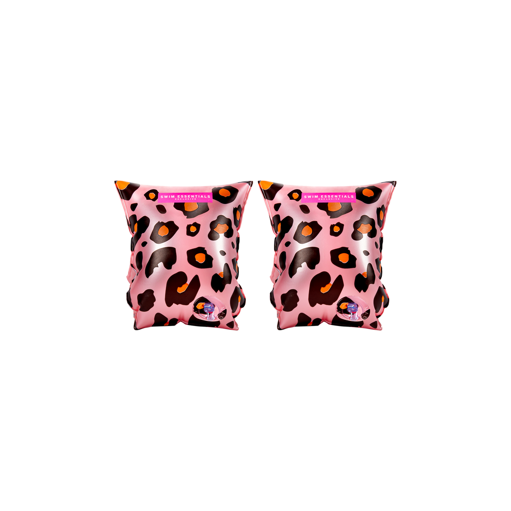 Rose Gold Leopard - Arm Bands by Swim Essentials