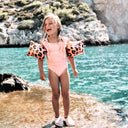 Rose Gold Leopard - Arm Bands - Kids by Swim Essentials