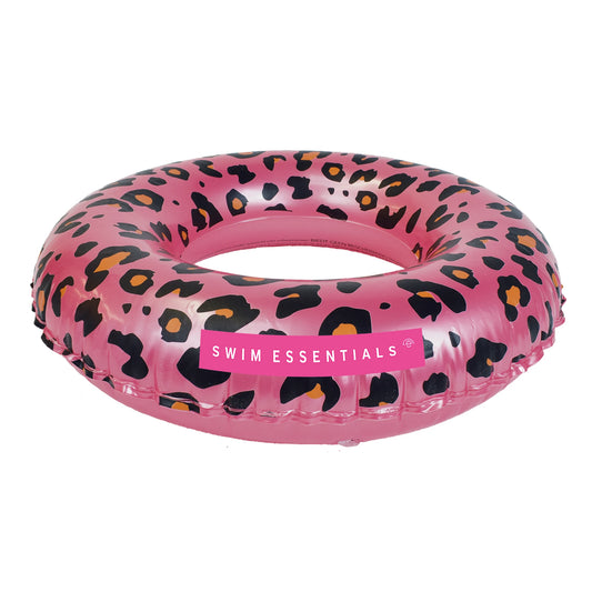 Rose Gold Leopard Printed Swimring 90 cm - By Swim Essentials