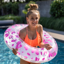Neon Leopard - Swim Ring - 90 cm by Swim Essentials